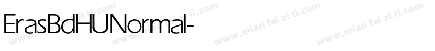 Eras Bd HU Normal字体转换